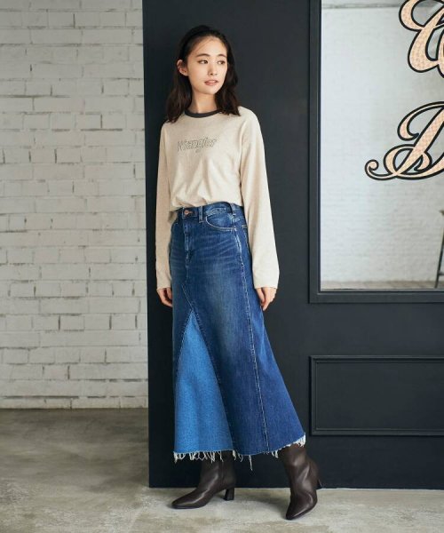 grove(グローブ)/レトロかわいい！ロングリンガーTシャツ【Wrangler（ラングラー）別注】/img17