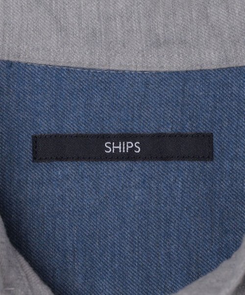 SHIPS MEN(シップス　メン)/*SHIPS: ワンポイント ロゴ エンブロイダリー 微起毛 ボタンダウン シャツ/img17