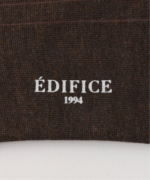 EDIFICE(エディフィス)/EDIFICE オリジナル フェイクリブ ソックス/img01