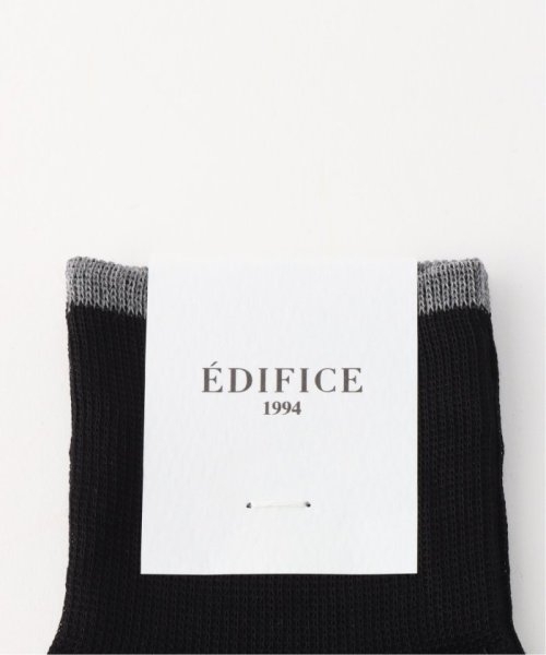 EDIFICE(エディフィス)/EDIFICE オリジナル ハイゲージ スムース ソックス/img01