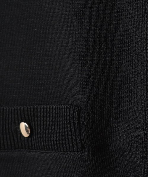 ポケットクルーカーディガン 