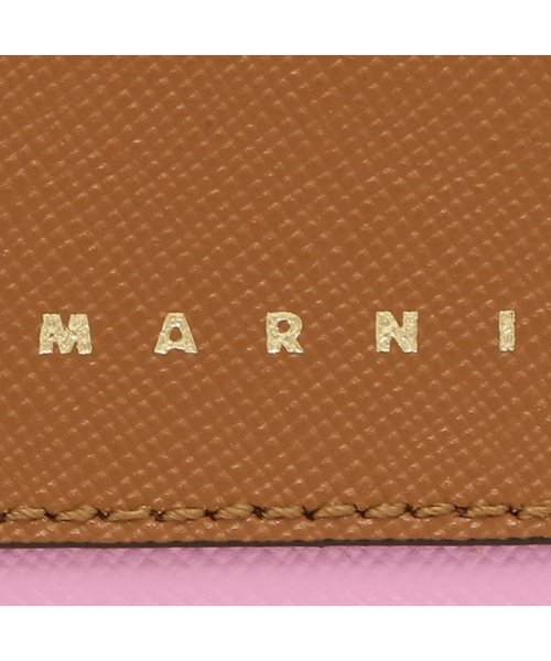MARNI(マルニ)/マルニ 二つ折り財布 トランク ミニ財布 ブラウン マルチカラー メンズ レディース MARNI PFMOQ09U09 LV520 Z565N/img06