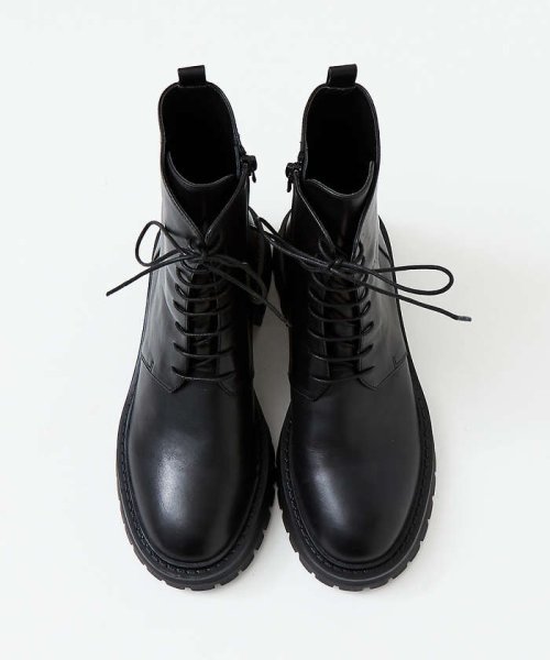 トラックソールレースアップブーツ 