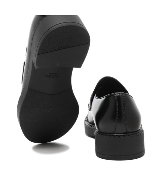 セール プラダ ローファー 靴 チョコレートブラッシュドレザー ブラック メンズ Prada 2de127 055 F0002 プラダ Prada Magaseek