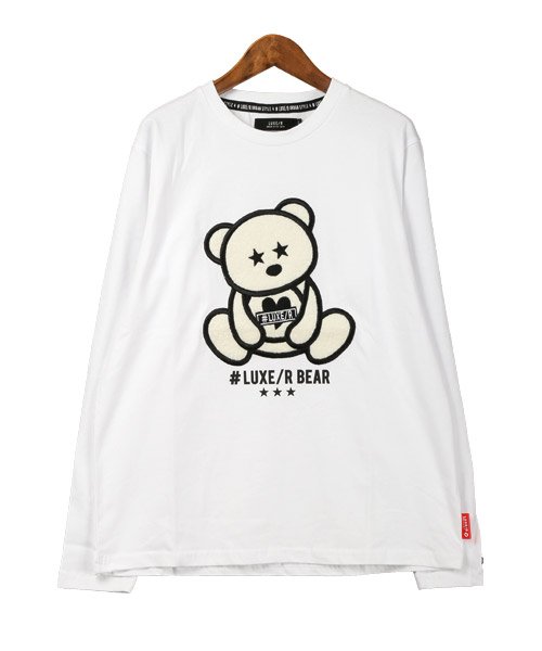 LUXSTYLE(ラグスタイル)/LUXE/R(ラグジュ)BEARボアロンT/ロンT メンズ 長袖Tシャツ テディベア アップリケ ボア もこもこ/img09