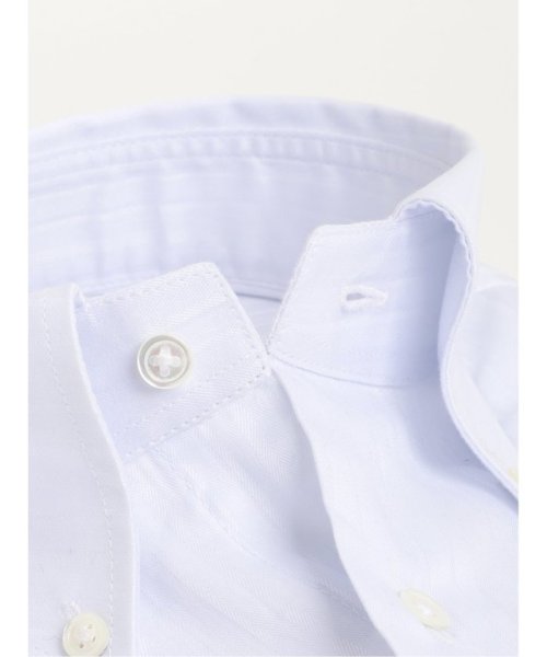 TAKA-Q(タカキュー)/超長綿120双糸 スタンダードフィット ボタンダウン 長袖 シャツ メンズ ワイシャツ ビジネス yシャツ 速乾 ノーアイロン 形態安定/img01