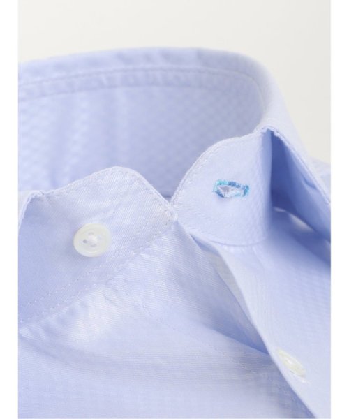 TAKA-Q(タカキュー)/超長綿120双糸 スタンダードフィット ワイドカラー 長袖 シャツ メンズ ワイシャツ ビジネス yシャツ 速乾 ノーアイロン 形態安定/img01