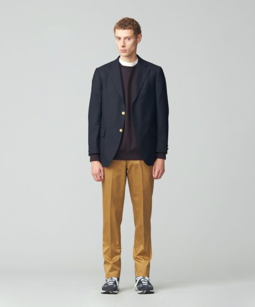 【J.PRESS BASIC】ペピンメリノサキソニー 紺ブレザー / 総裏地 PEPPIN MERINO