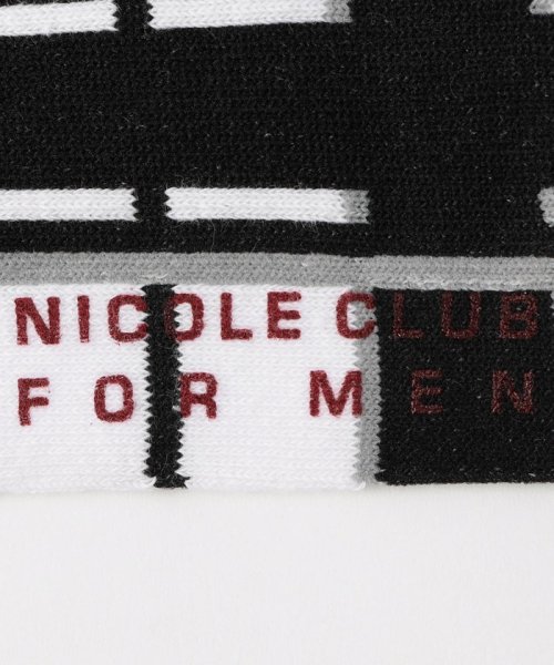 NICOLE CLUB FOR MEN(ニコルクラブフォーメン)/クルー丈ソックス/img01