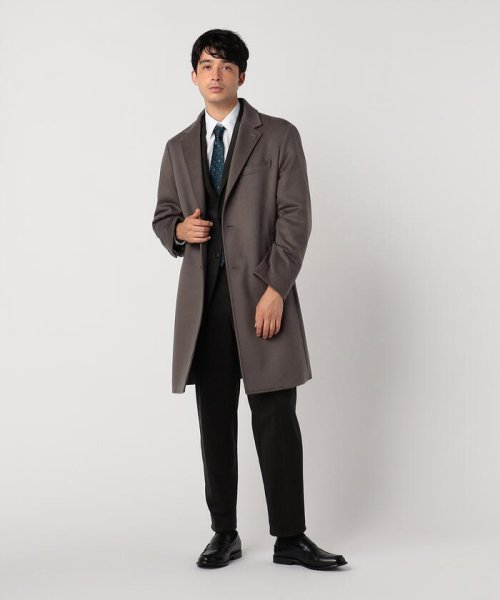 アンゴラ混　チェスターコート B85 W70 H92
