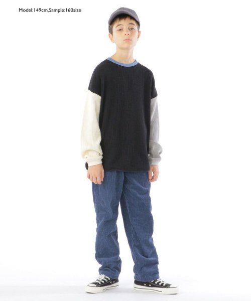 SHIPS KIDS(シップスキッズ)/SHIPS KIDS:100～160cm / ビッグ ワッフル 長袖 カットソー/img16