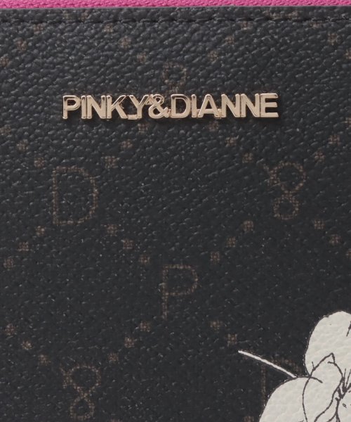 Pinky&Dianne(BAG)(ピンキーアンドダイアン（バッグ＆ウォレット）)/フラワーペイント ラウンドファスナー長財布/img06