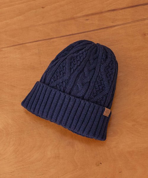 ABAHOUSE(ABAHOUSE)/【RUBEN/ルーベン】CABLE BORE WATCHCAP/ケーブル裏ボアフ/img03