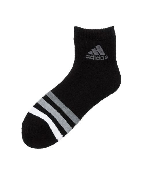 Adidas(アディダス)/福助 公式 靴下 メンズ adidas(アディダス) 裏起毛 総パイル ショート丈 2足組 06588w<br>24－26cm その他 紳士 男性 フクスケ f/img05