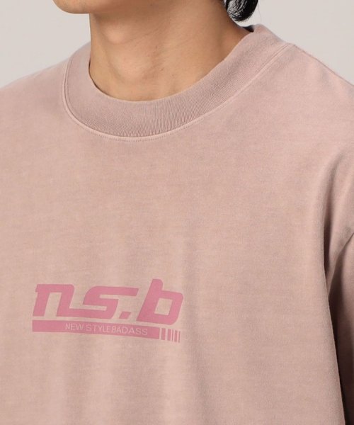ns.b(エヌエスビー)/【NS.B（エヌエスビー）】/ピグメントロゴTシャツ/img03