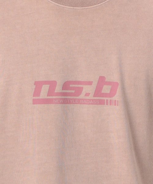 ns.b(エヌエスビー)/【NS.B（エヌエスビー）】/ピグメントロゴTシャツ/img07