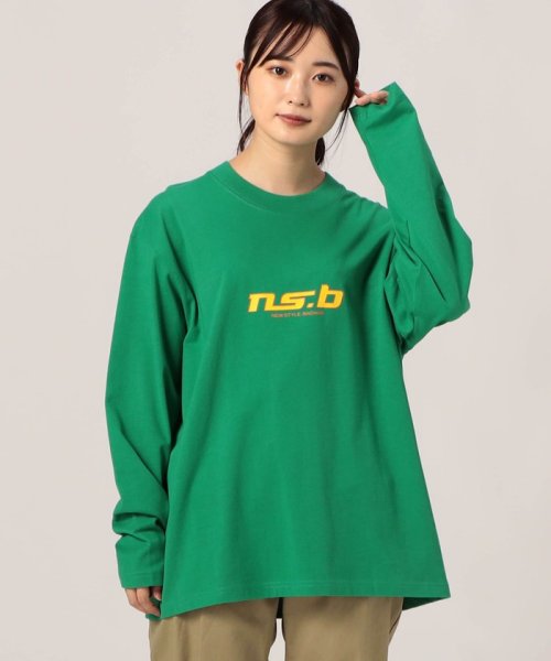 ns.b(エヌエスビー)/【NS.B（エヌエスビー）】/ロゴプリントロングスリーブTシャツ/img01