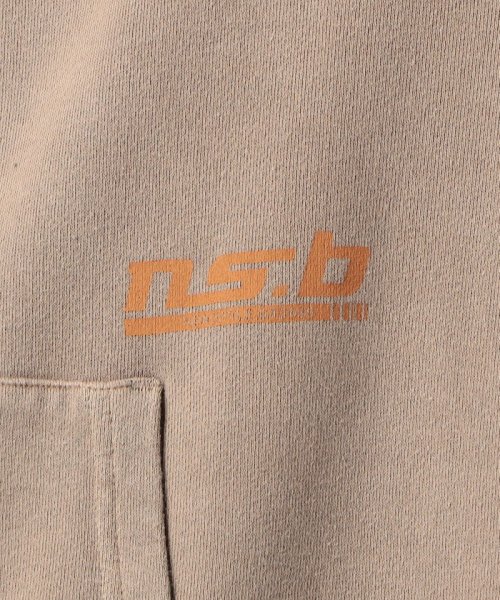 ns.b(エヌエスビー)/【NS.B（エヌエスビー）】/ピグメントロゴパーカー/img07