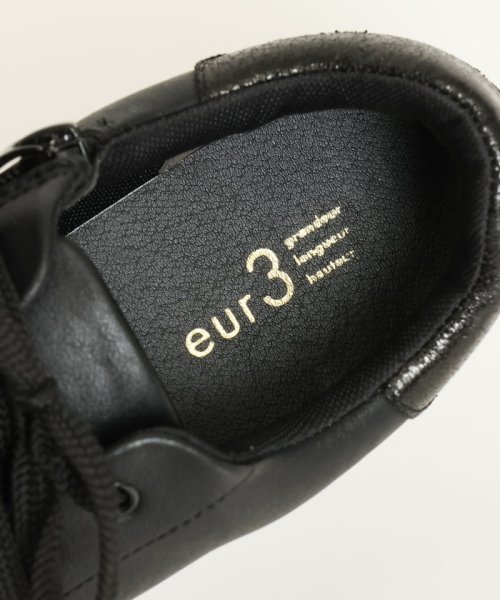 eur3(エウルキューブ)/【幅広さんOK！ワイズ4E】サイドファスナー付スニーカー/img11