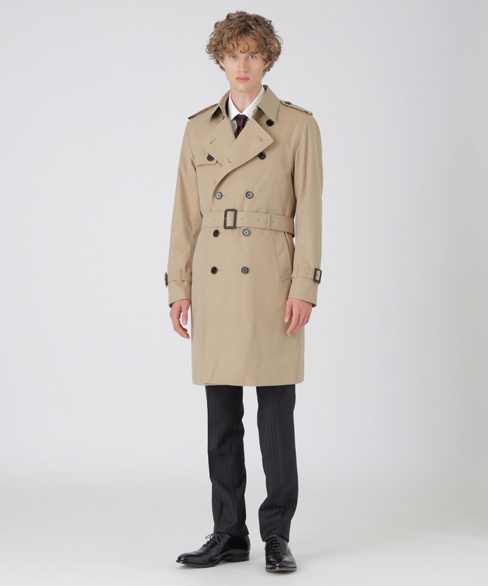 ギャバジンダブルトレンチコート(504936122)｜HANKYU MEN'S