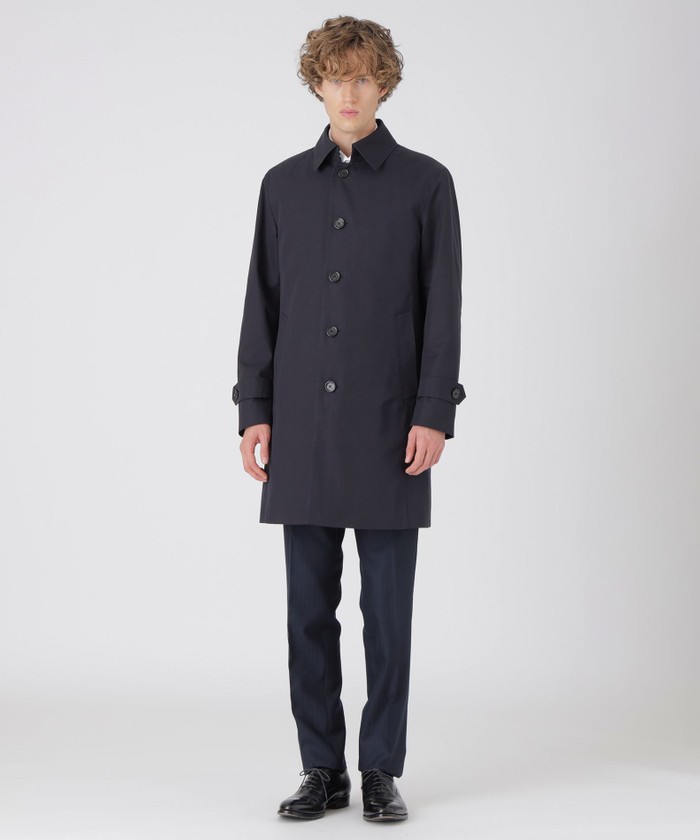 【希少色 美品✨】ブラックレーベルクレストブリッジ ステンカラーコート M 橙 ギャバジンステンカラーコート(504936123)｜HANKYU MEN'S / 阪急メンズ