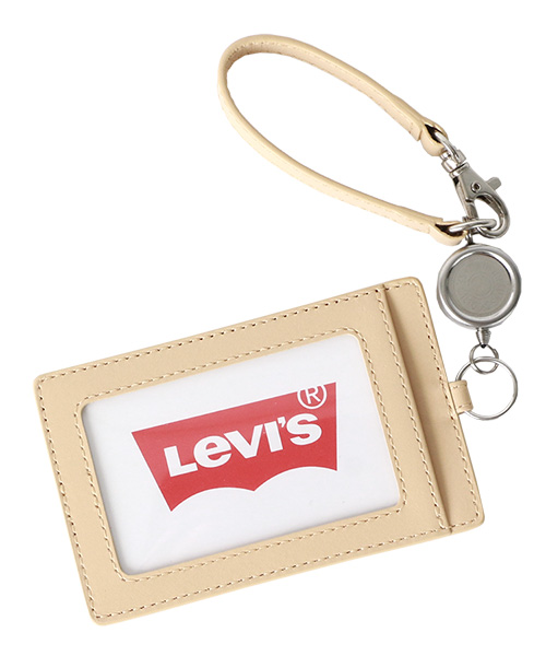 【Levi's】リーバイス レザーパスケース カードケース 名刺 /通勤 通学 電車 バス 定期入れ 入学 新生活