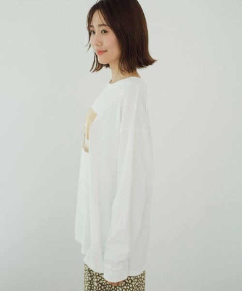 ROPE' PICNIC(ロペピクニック)/【一部店舗限定】おもちくん×ROPE' PICNIC/PhotoロングTシャツ/img01