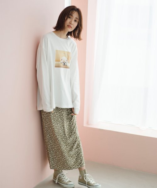 ROPE' PICNIC(ロペピクニック)/【一部店舗限定】おもちくん×ROPE' PICNIC/PhotoロングTシャツ/img19