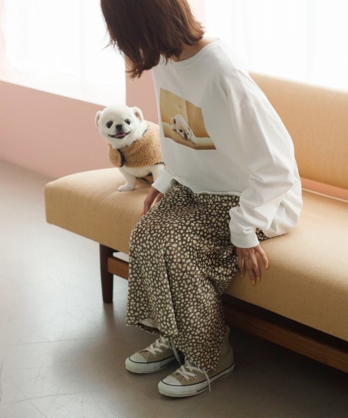 ROPE' PICNIC(ロペピクニック)/【一部店舗限定】おもちくん×ROPE' PICNIC/PhotoロングTシャツ/img20