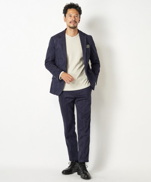 コマスエードストレッチジャケット【セットアップ対応】 商品説明【高級感の漂うイージーケアジャケット】世界的繊維メーカーで有名な小松マテーレ社が開発したコマス AA1539522444(11880円)