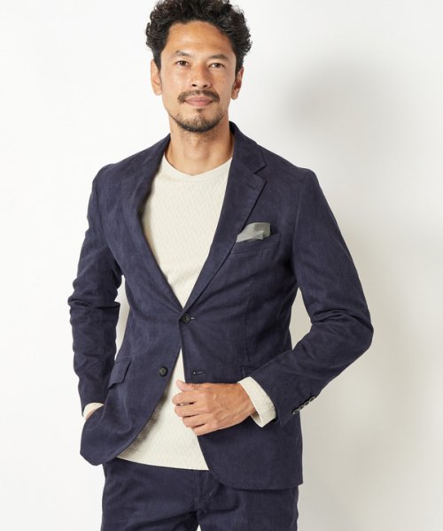 コマスエードストレッチジャケット【セットアップ対応】 商品説明【高級感の漂うイージーケアジャケット】世界的繊維メーカーで有名な小松マテーレ社が開発したコマス AA1539522444(11880円)