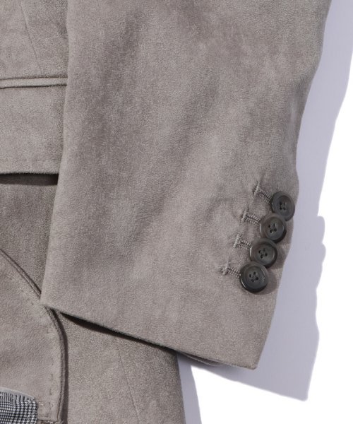 コマスエードストレッチジャケット【セットアップ対応】 商品説明【高級感の漂うイージーケアジャケット】世界的繊維メーカーで有名な小松マテーレ社が開発したコマス AA1539522444(11880円)