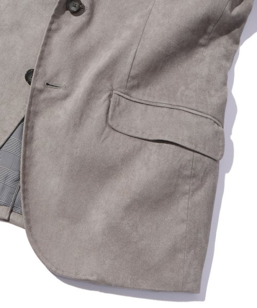 コマスエードストレッチジャケット【セットアップ対応】 商品説明【高級感の漂うイージーケアジャケット】世界的繊維メーカーで有名な小松マテーレ社が開発したコマス AA1539522444(11880円)