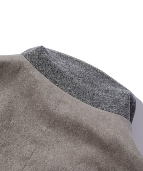 コマスエードストレッチジャケット【セットアップ対応】 商品説明【高級感の漂うイージーケアジャケット】世界的繊維メーカーで有名な小松マテーレ社が開発したコマス AA1539522444(11880円)