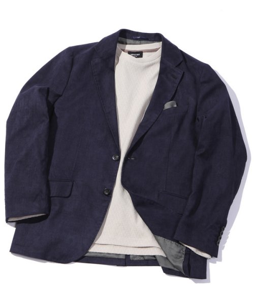 コマスエードストレッチジャケット【セットアップ対応】 商品説明【高級感の漂うイージーケアジャケット】世界的繊維メーカーで有名な小松マテーレ社が開発したコマス AA1539522444(11880円)