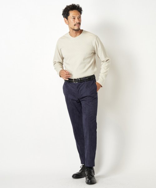 Men's Bigi(メンズビギ)/コマスエードストレッチスラックス【セットアップ対応】/img03