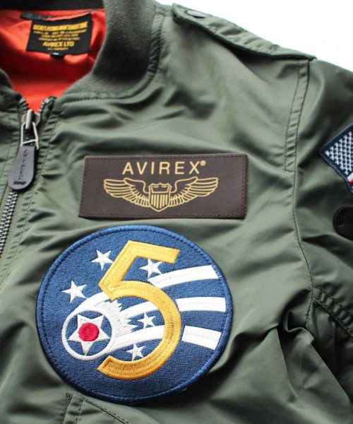 AVIREX(AVIREX)/メンズ&レディース/オンライン&DEPOT限定/フライトジャケット/L－2 5th AIR FORCE/img11