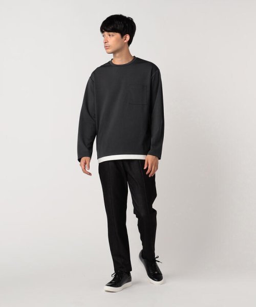 COMME CA ISM MENS(コムサイズム（メンズ）)/フェイクレイヤード Tシャツ/img07