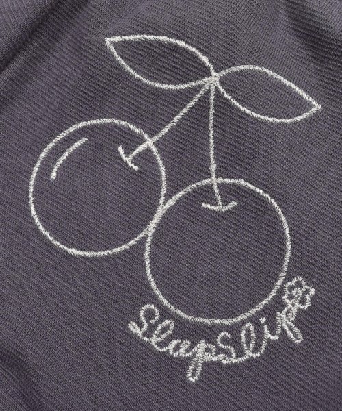 SLAP SLIP(スラップスリップ)/イチゴ チェリー 花 モチーフ 刺繍 ミラノリブ パンツ (80~120cm)/img16