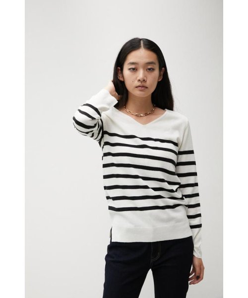 AZUL by moussy(アズールバイマウジー)/NUDIE 2WAY V/N KNIT/img12