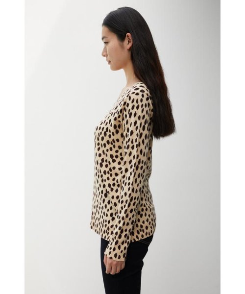 AZUL by moussy(アズールバイマウジー)/NUDIE 2WAY LEOPARD KNITII/img05