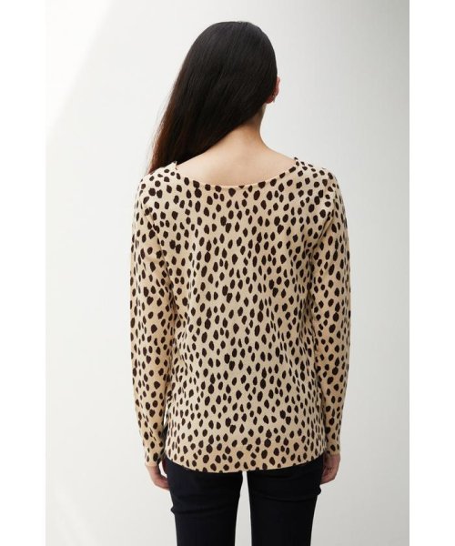 AZUL by moussy(アズールバイマウジー)/NUDIE 2WAY LEOPARD KNITII/img06