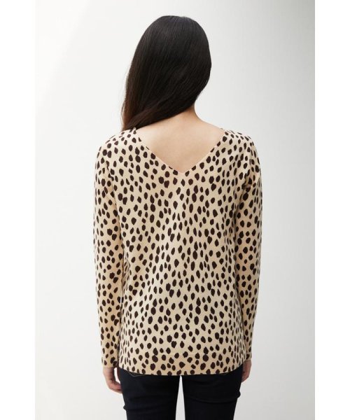 AZUL by moussy(アズールバイマウジー)/NUDIE 2WAY LEOPARD KNITII/img11