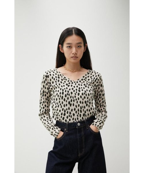 AZUL by moussy(アズールバイマウジー)/NUDIE 2WAY LEOPARD KNITII/img12