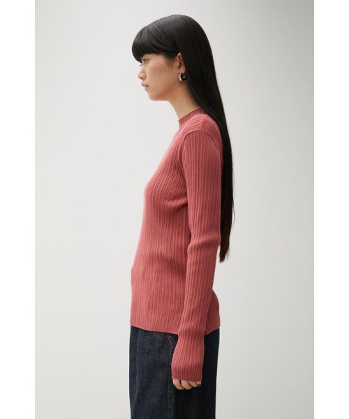 AZUL by moussy(アズールバイマウジー)/RANDOM RIB H/N KNIT TOPS/img32