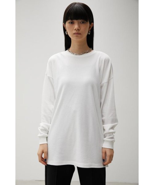 AZUL by moussy(アズールバイマウジー)/BASIC TOUGH NECK LONG SLEEVE T/img04