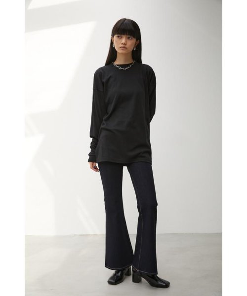 AZUL by moussy(アズールバイマウジー)/BASIC TOUGH NECK LONG SLEEVE T/img12