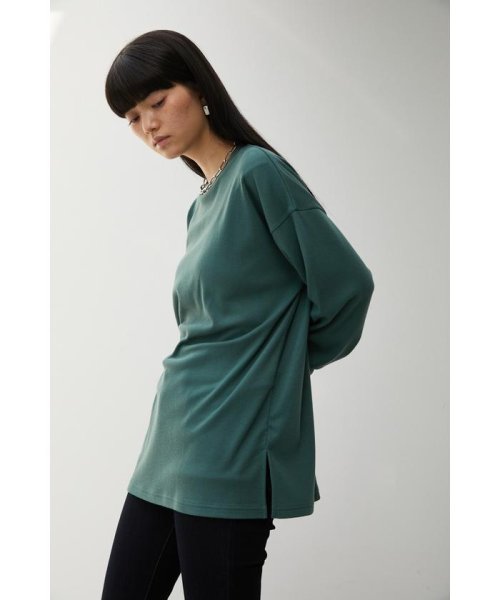 AZUL by moussy(アズールバイマウジー)/BASIC TOUGH NECK LONG SLEEVE T/img19
