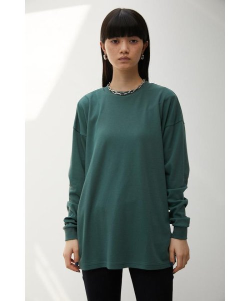 AZUL by moussy(アズールバイマウジー)/BASIC TOUGH NECK LONG SLEEVE T/img22
