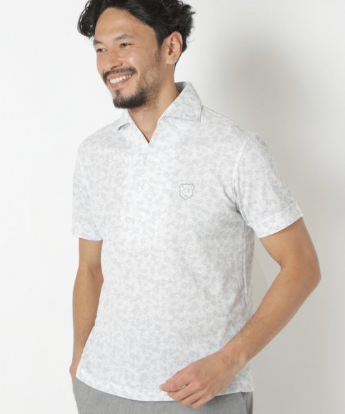 Men's Bigi(メンズビギ)/＜ZOY/ゾーイ＞DRYMASTER スモールフラワー鹿の子カットソー　made in japan/img01